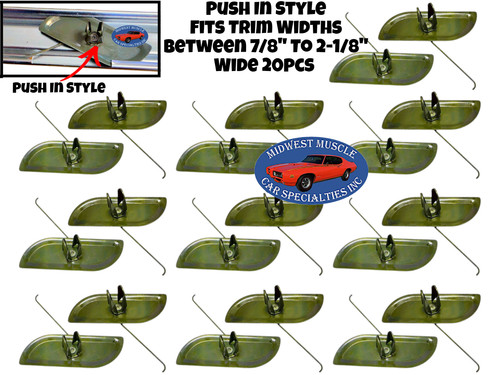 Molding trim clips - molding, nuts